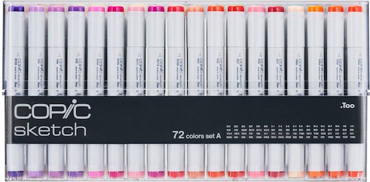 Copic Sketch 72 Colors Set A