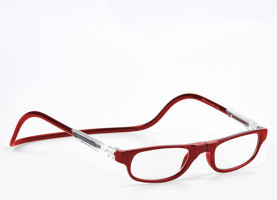 Reading Glasses +1.50 with Magnet in Red color AG-A008