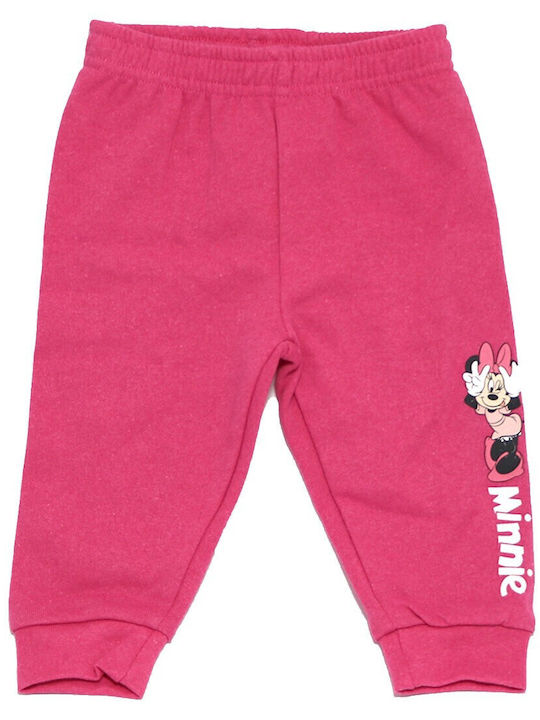 Kinder Sweatpants Set - Jogginganzug Fuchsia 2Stück Minnie Mouse