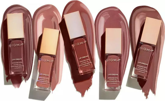 Lang anhaltender Flüssig-Lippenstift Sigma Beauty Lip Cream Farbton Dapper Volumen G 5.1