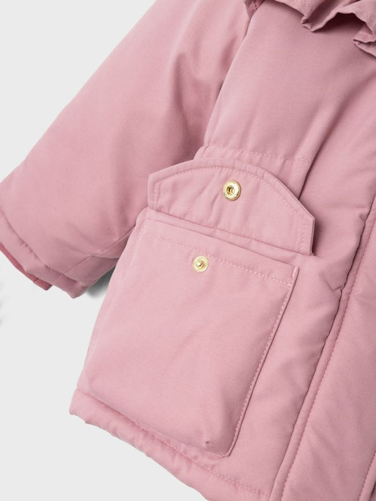 Kinder Freizeitjacke mit Kapuze Violet