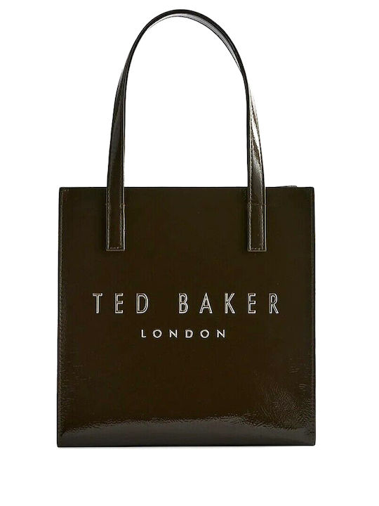 Ted Baker Crinkon Damen Tasche Tote Hand Silber