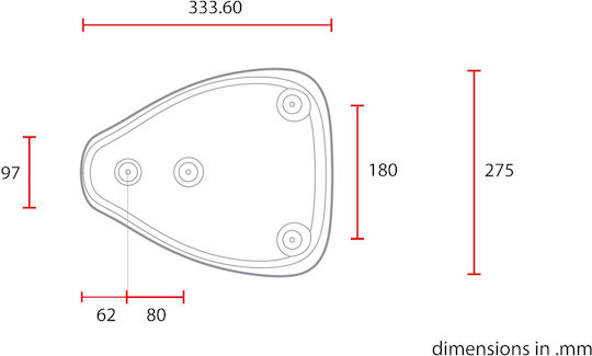 Moto Discovery Motorcycle Saddle SCR10-BLACK-MD