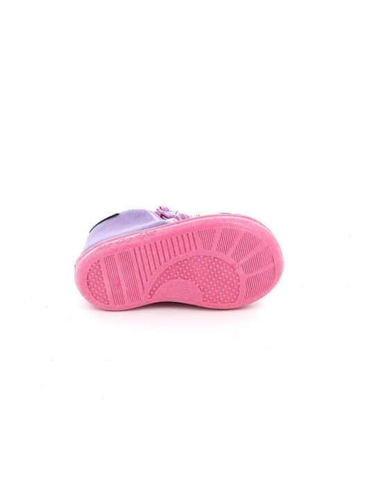 Παιδικό Παντοφλάκι Κορίτσι Mini Max Ανατομικό Χρώματος Μωβ G-melio-4