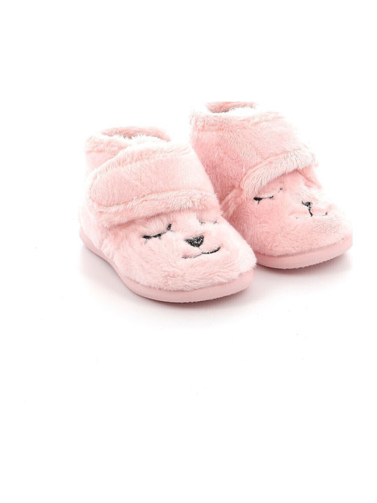 Kinderhausschuhe für Mädchen Yoshino Pink Farbe 755-24712-38.2
