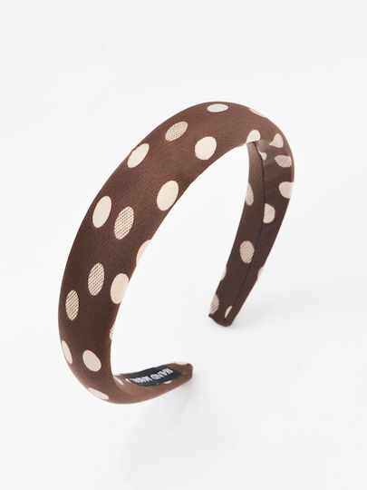 Mat Fashion Stirnband Haar Braun