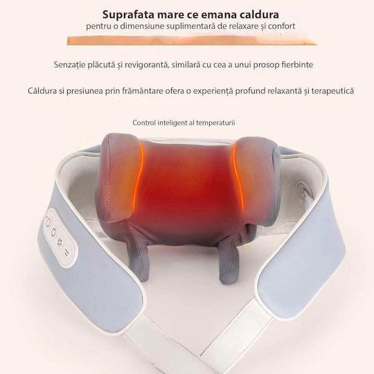 Professional Electric Mini Neck Massager N5 Neck Shoulders Heating Function Wireless 90-minute Battery Life