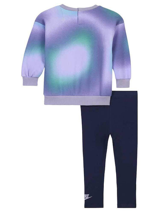 Nike Kids Set with Purple Leggings 2 Pieces
