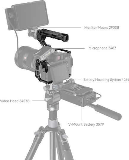 SmallRig Mini Τρίποδο Cage Kit Χειρολαβή