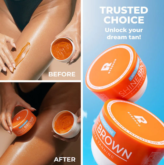Byrokko Shine Brown Cream Beta-carotene A Deeper Darker Tan 210ml