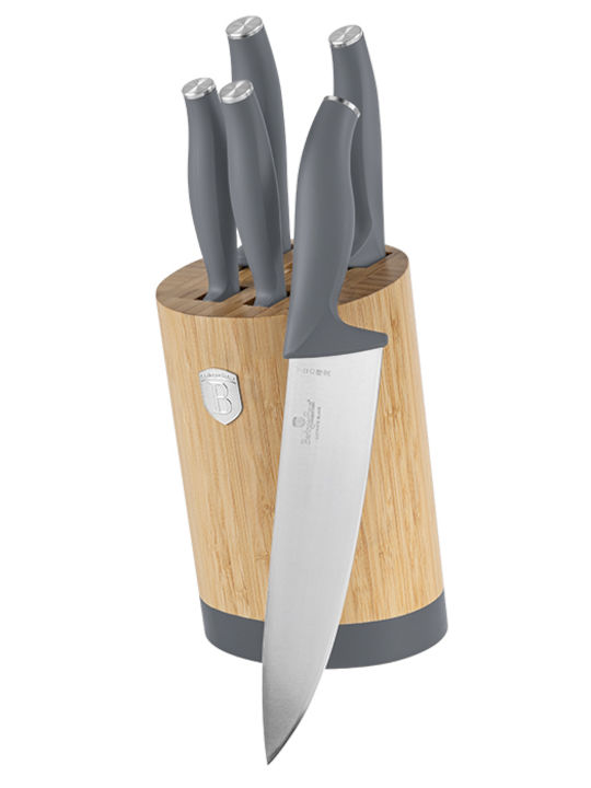 Berlinger Haus Knife Set with Base made of Stainless Steel BH-2680 6pcs