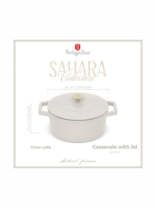 Berlinger Haus Sahara Collection din Fontă 4.35lt / 24cm