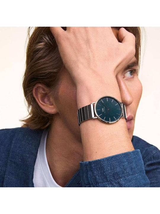 Daniel Wellington Classic Ρολόι Μπαταρίας με Μεταλλικό Μπρασελέ