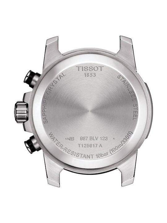 Tissot T-sport Мъжки Часовник 45.5мм Хронограф На батерия с Черен Текстилна Каишка