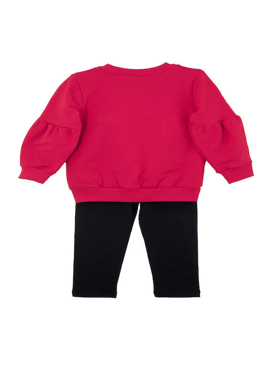 Frenzy Kids Set with Leggings Winter 2pcs Red