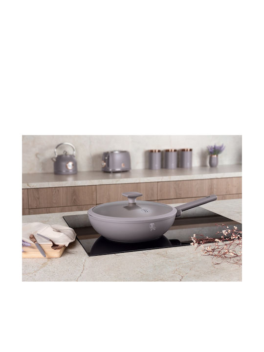 Berlinger Haus Wok With Lid made of Aluminum 28cm