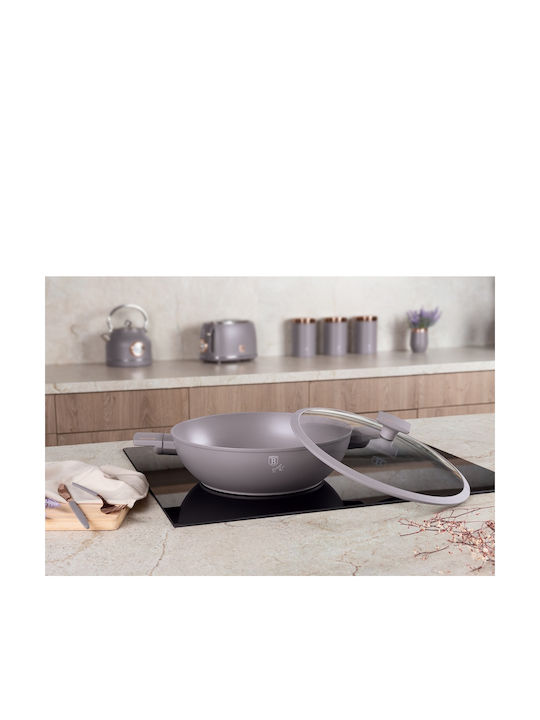 Berlinger Haus Wok With Lid made of Aluminum 30cm