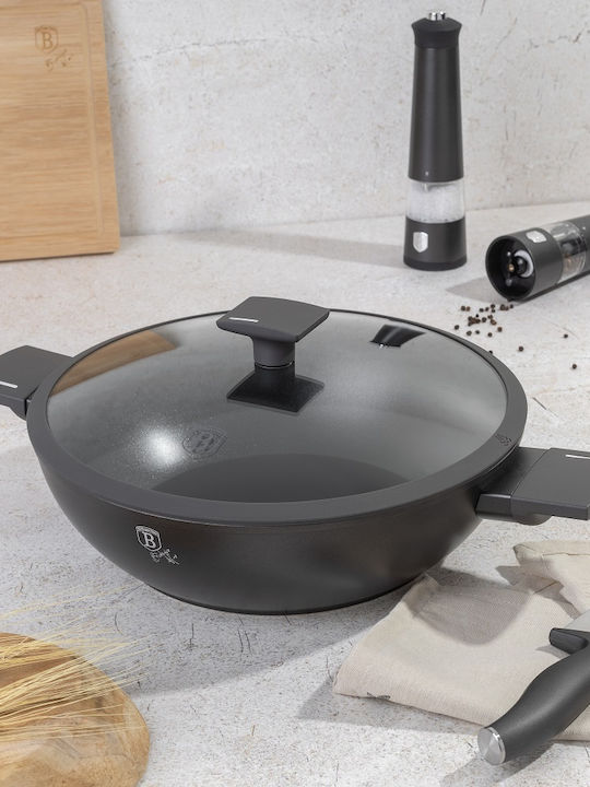 Berlinger Haus Wok από Αλουμίνιο Με Καπάκι 30cm