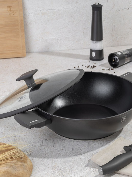 Berlinger Haus Wok από Αλουμίνιο Με Καπάκι 30cm
