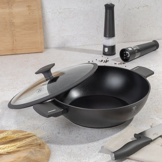 Berlinger Haus Wok από Αλουμίνιο Με Καπάκι 30cm