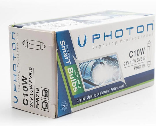 Photon Lamps Car C10W / C5W Halogen 24V