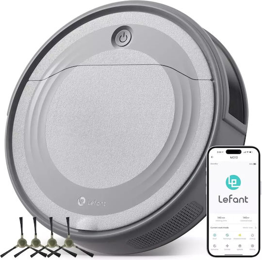 Cleaner Robot Vacuum for Vacuuming & Mopping with Wi-Fi Gray