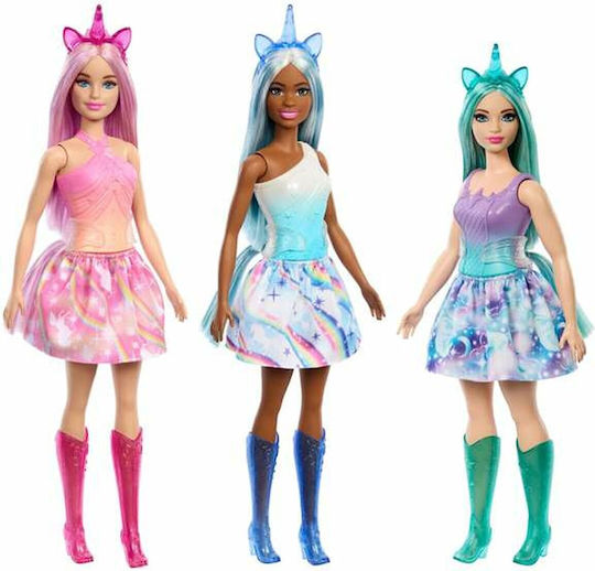 Barbie Unicorn Doll for 3++ Years (Various Designs/Assortments of Designs) 1pc