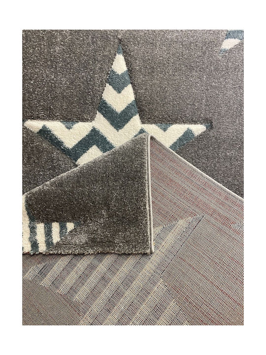 1360a Kinder Teppich Sterne Gray 165x230cm