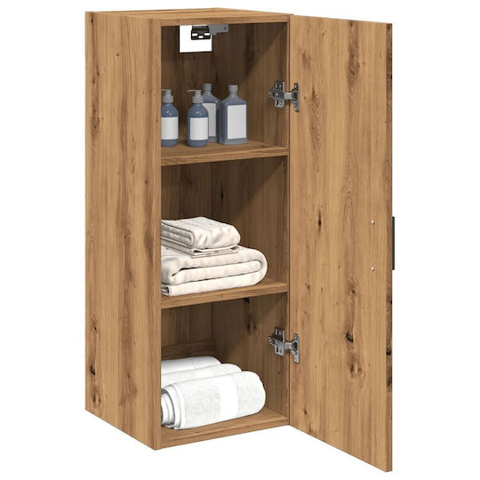 vidaXL Bathroom Cabinet L34.5xW34xH90cm Oak