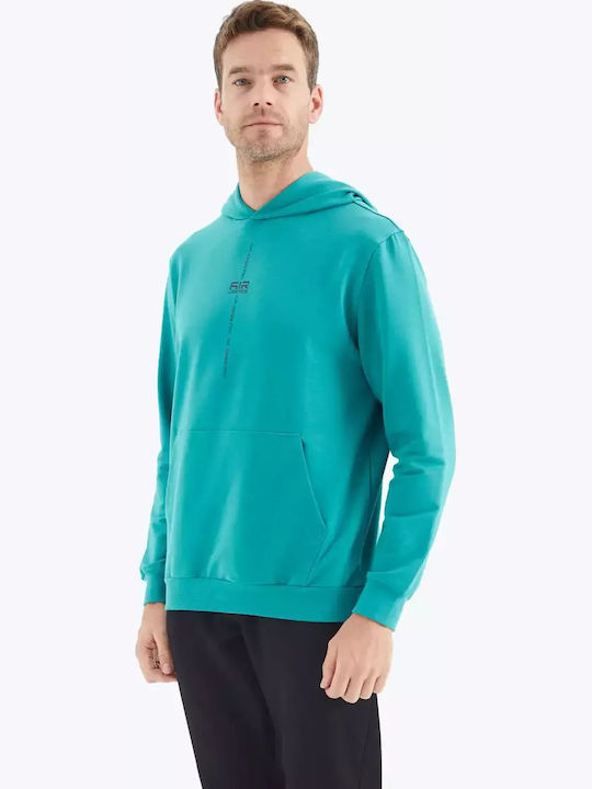Φούτερ με Κουκούλα Sea Green