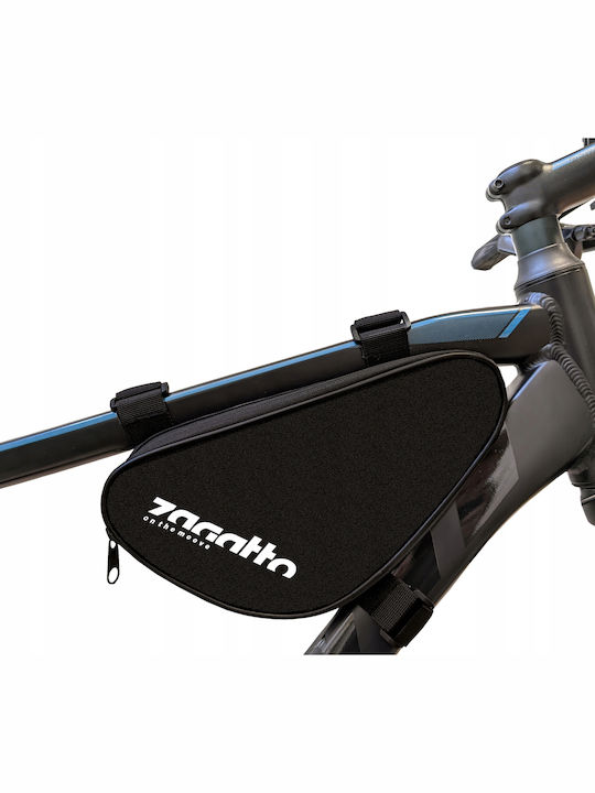 Zagatto Rahmen-Tasche Fahrradtasche 2lt Schwarz