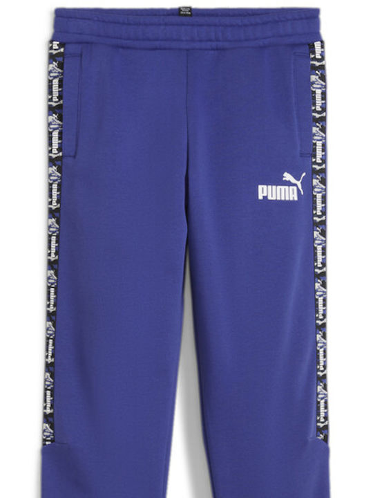 Puma Kinder Trainingshose Blau