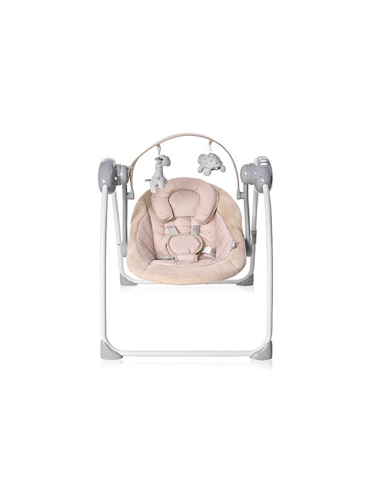 Lorelli Baby Relax Swing 2 in 1 Portofino with Music Beige Dots