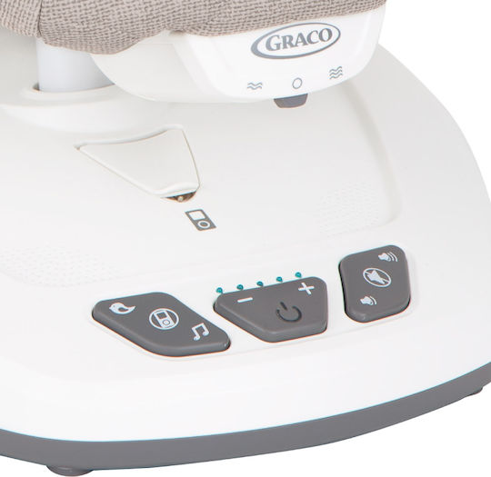 Graco Elektrisch Baby Relax Schaukel Move With Me mit Musik und Vibration Beige