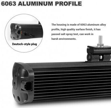 LED-Leiste Auto 210W 6D 12V-24V 22680 Lumen 47"/119,5 cm