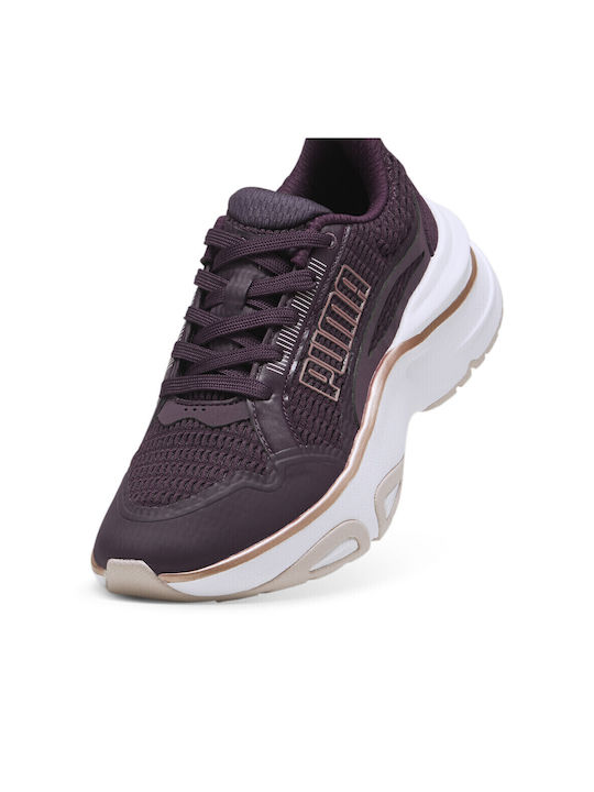 Softride Divine Sport Shoes Running Midnight Plum-mauve Mist-rose Gold