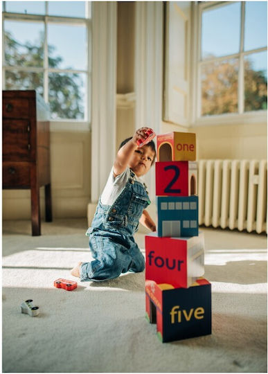Orange Tree Toys Куб за дейности от дърво за 18++ месеца