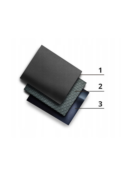 Zagatto Natural Black Leather Wallet Zg-055-bar Men's