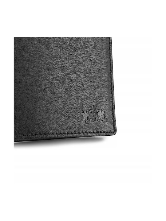 Zagatto Natural Black Leather Wallet Zg-n4-f2 Men's