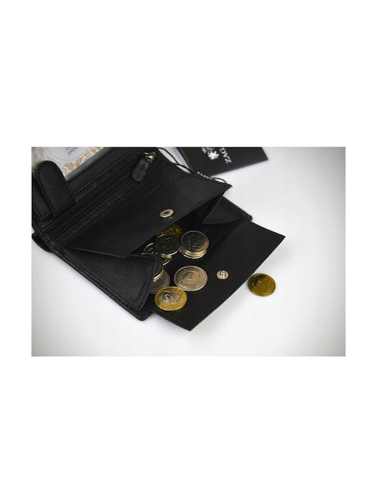 Zagatto Natural Black Leather Wallet Zg-n4-f2 Men's