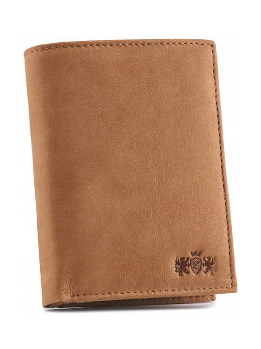 Zagatto Naturbraune Lederbrieftasche Zg-n4-f10 Herren