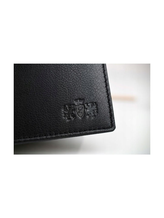 Zagatto Natural Black Leather Wallet Zg-n4-f2 Men's