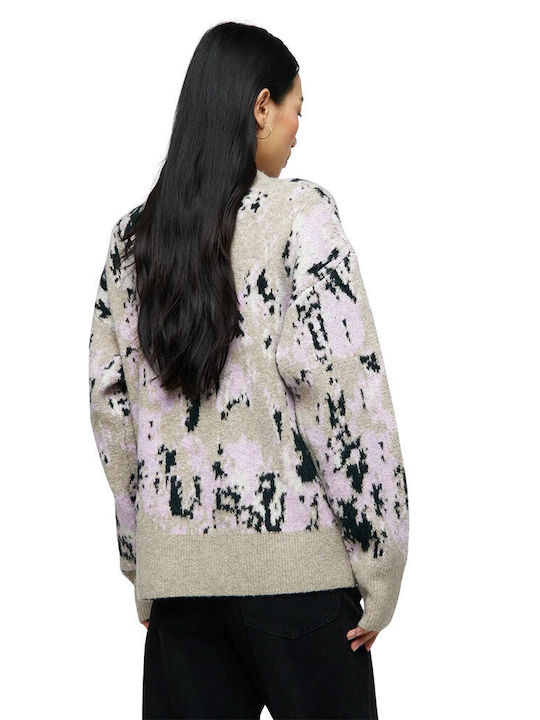 Wild Pony Damen Pullover Lilac Camouflage