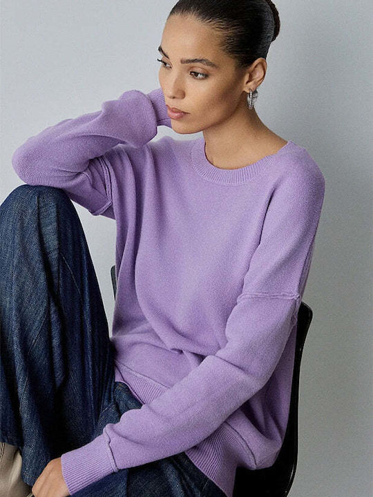 BSB Women's Long Sleeve Sweater Lavender