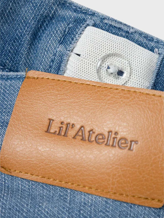 Lil' Atelier Παιδικό Τζιν Παντελόνι Μπλε