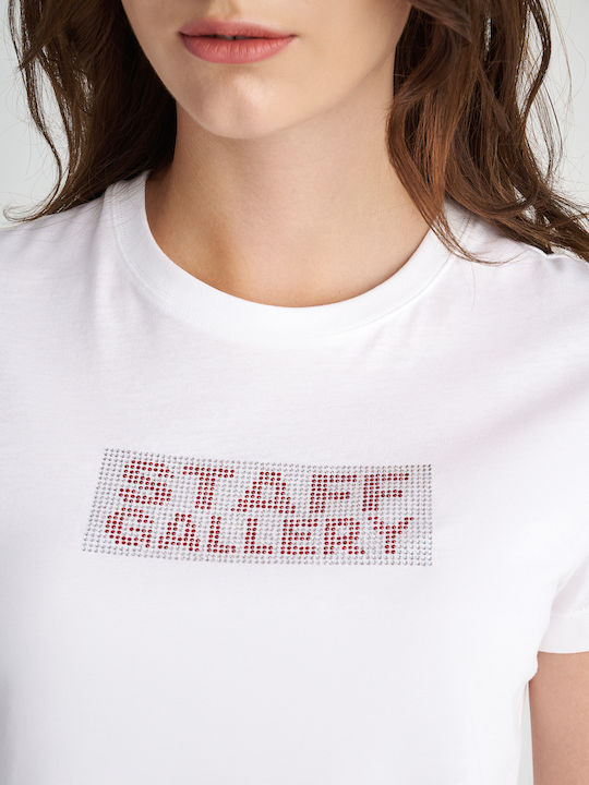 Staff Damen T-shirt White