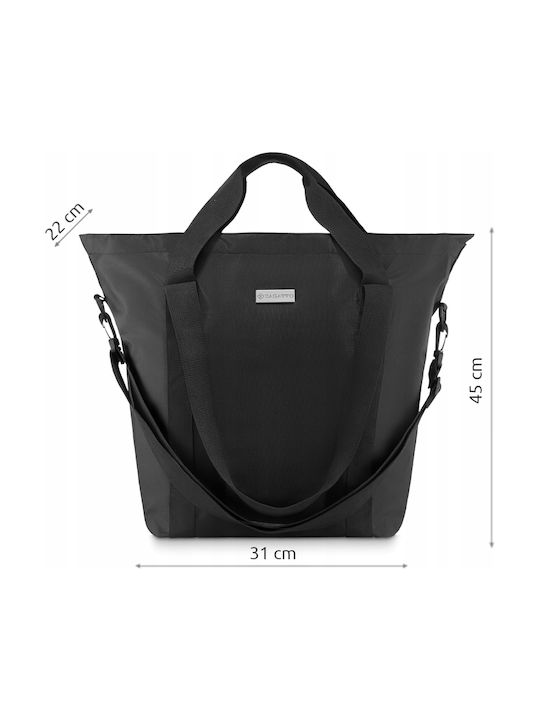 Zagatto Black Shopper Bag Zg816