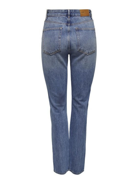 Only Women's Jean Trousers Light Medium Blue