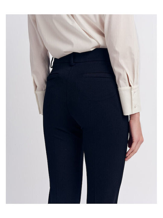 Women's Fabric Trousers Black