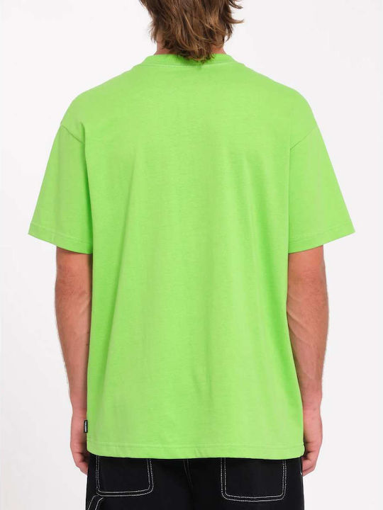 Volcom Men's Short Sleeve T-shirt Electric Green